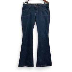Mavy Jeans Womens Size 32 Romy Blue Denim Flare Leg Low Rise Stretch Bootcut